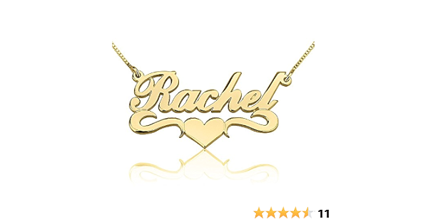 Personalized Name Necklace Silver 