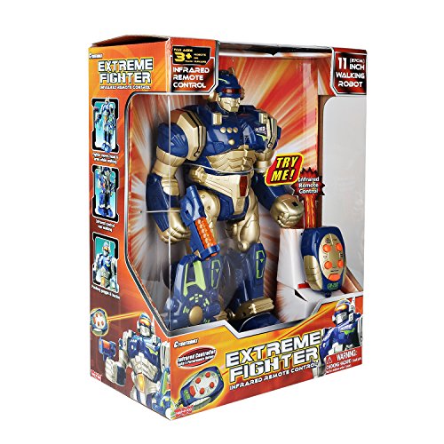 Happkid Remote Control Robot, Electronic Robots for Kids Real Walking Robot with Detachable Weapon and Realistic Sounds