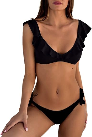 deep v underwire bikini