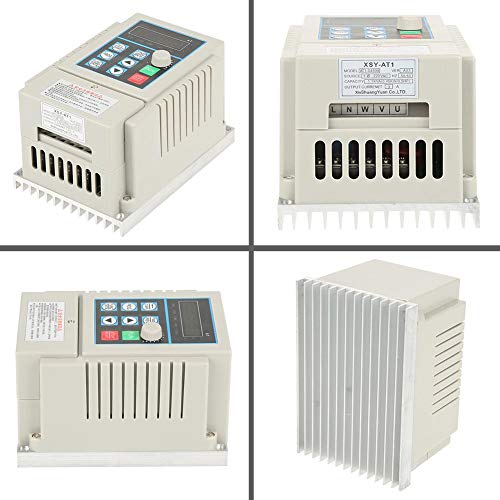 Inverter Motor Drive, 1Pc Ac 220V 0.45Kw Variable Frequency Drive Vfd Speed Controller Inverter Single Phrase Reduction Motor Adjustable-Frequency Drive - Thumbnail 4