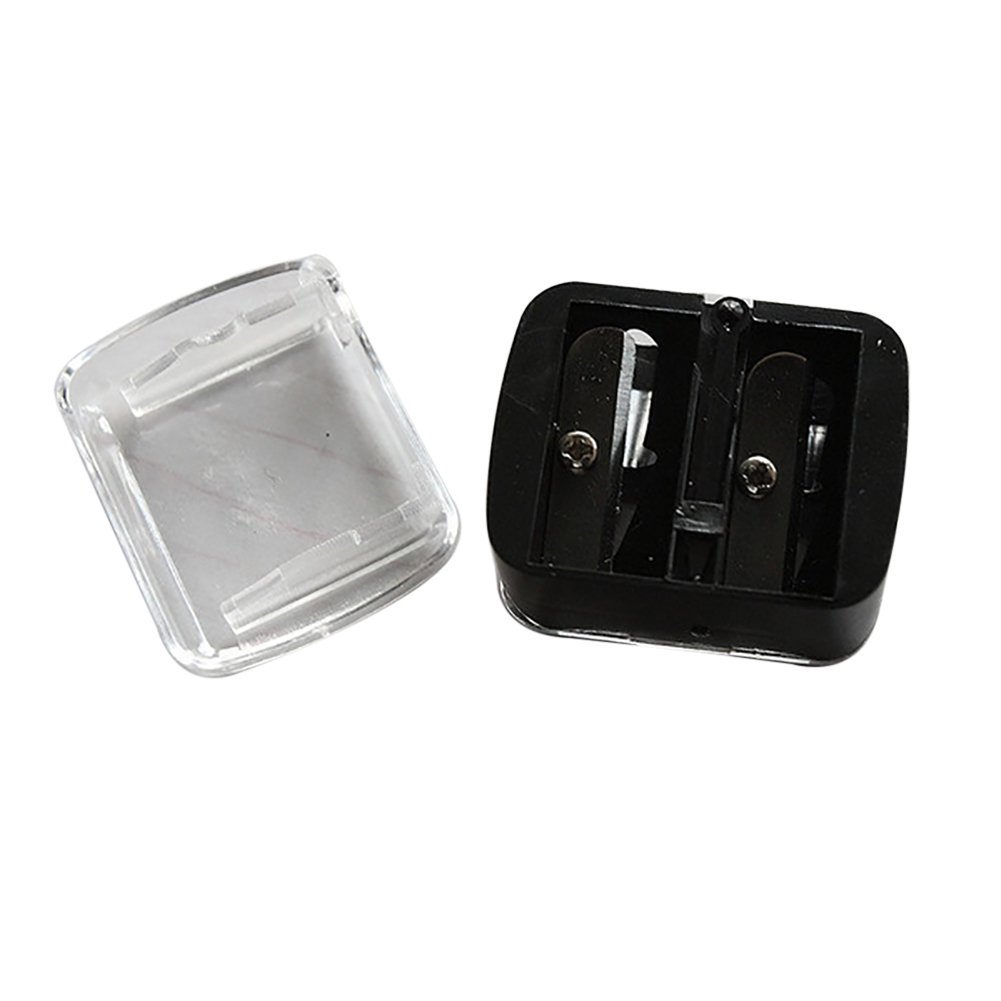 Double Holes Eyebrow Pencil Sharpener Makeup Tool Eyeliner Pencil Lipliner Pencil Sharpener : Beauty