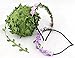 Olive Green Leaves Leaf Trim Ribbon -21.8 Yards, DIY Leaf Headband,DIY Leaf Napkin Rings, Leaf Balloon Tail, DIY Leaf Crown, Leaves Garland, Ribbon Craft Sewing DIY Wedding Bouquet
