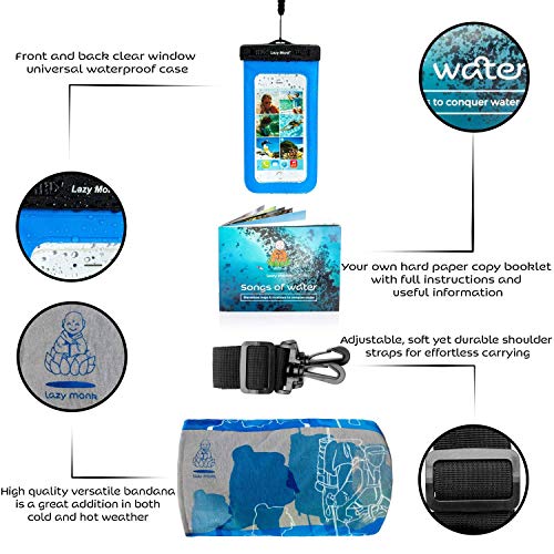 Lazy Monk Dry Bags Waterproof | Water Proof Bag Backpack| Best Kayak & Travel Sack Accessories with Phone Case