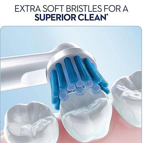 Grace Care Replacement Toothbrush heads,8 PCS Fits for Oral B Electric Toothbrush EB-17A,Sensitive Clean Professional,Sensitive Gum Care,Extra Soft Bristle - Thumbnail 7