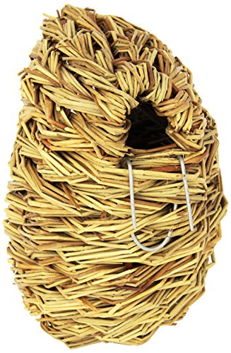 Prevue Pet Products BPV1152 Natural Fiber Parakeet Covered Twig Nest, Large