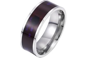 MUYIYI11 NFC Chip Ring Fashionable Bluetooth-compatible Thickened Stainless Steel Universal Smart Ring for Daily Use