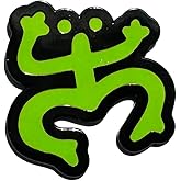 El Coqui Puerto Rico Frog Boricua Enamel Pins for Backpacks, Hats, Lapels, Bags or Jackets with 2 Rubber Pin Backs