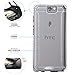 HTC One A9 Case, POETIC Affinity Series [X-FORM] Premium Thin/No Bulk/Protection Where Its Needed/Clear/Dual Material Protective Bumper Case for HTC One A9 (2015) Frost Clear/Clear