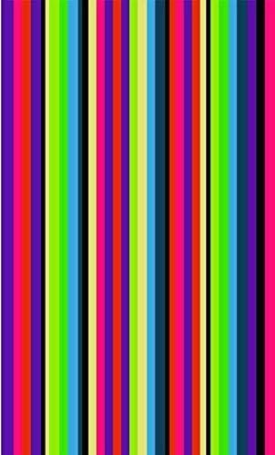 Silky Soft Sand Proof Microfiber Beach Towel (28”x 59”) - Lightweight for Travel, Swim, Pool, Camping, Outdoors and Sports Shawl Wrap - Absorbent &amp; Quick Dry Bath Towel, Rainbow Stripes (640)