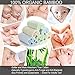Bamboo Baby Washcloths,Natural Organic Baby Towels - (6-Pack) - Soft & Absorbent Towels for Baby’s Sensitive Skin - Perfect (10x10 inches) Reusable Wipes - Boys & Girls/Excellent Shower Gift
