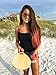 Vero Frescobol American Exotic Purple Poplar Solid Wood Frescobol Beach Paddles, Official Ball, Beach Tote-Bag, USA