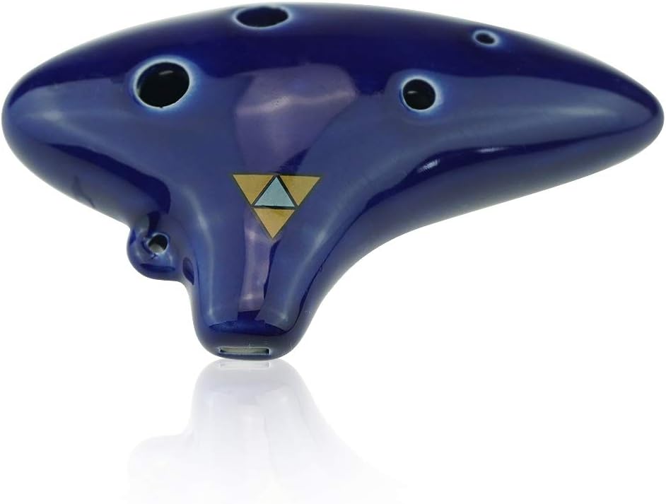 OcarinaWind Ocarina 6 trous Motif Zelda Ocarina Of Time Amazon.fr