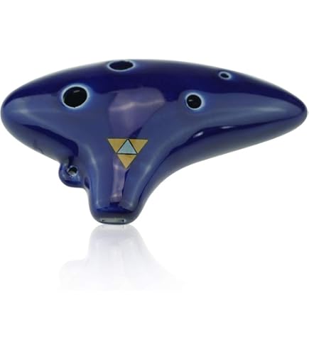 6 Hole Ocarina, Legend of Zelda Ocarina of Time Replica (Blue