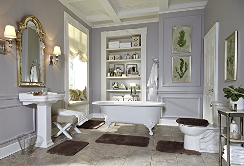 STAINMASTER TruSoft Luxurious Bath Rug, Standard Lid Coffee Bean