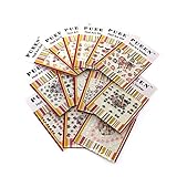 PUEEN 3D Nail Art Sticker Collection Set D1 - 14 Packs in Different Designs (Over 240 Stickers) 3D Glitter Sparkling Lovely Prints Nail Art Decal Stickers for Cellphones & Nails Decorations-BH000165