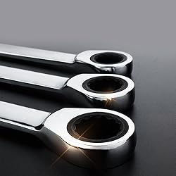 FLZOSPER 32mm Metric Ratchet Wrench,Box End Head