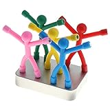 【Early Black Friday】5PCS Novelty Mini Q-Man Magnet, Cute Rubber Magnet Men Refrigerator Magnets Magnetic Toy For Kids And Adults Office Magnets
