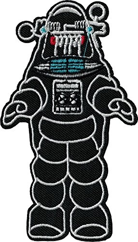 Robby the Robot Iron Sew On Patch / Applique