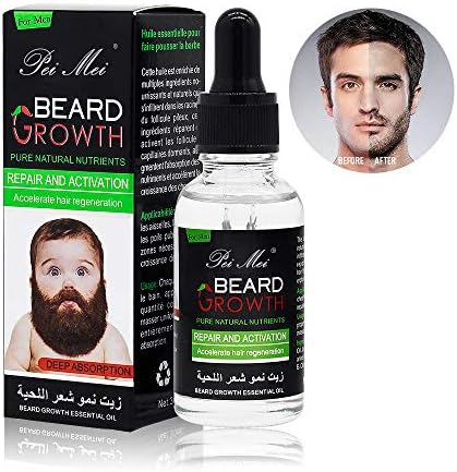 Beard Growth Oil, Duvina Hair Growth Oil Beard Oil Beard Care Products(30ml)