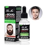 Beard Growth Oil, Sky-shop Natural Organic Hair Growth Oil Beard Oil Enhancer Facial Nutrition Moustache Grow Beard Shaping Tool Beard Care Products Hair Loss Products (30ml) (30ml)