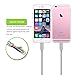 Ulimag Lightning Cable 3Pack 3FT 6FT 10FT Nylon Braided Certified iPhone Cable USB Cord Charging Charger for Apple iPhone 7, 7 Plus, 6, 6s, 6+, 5, 5c, 5s, SE, iPad, iPod Nano, iPod Touch (Grey)