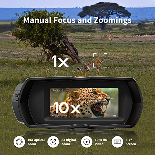 BOBLOV Night Vision Goggles,Digital Infrared Hunting Night Vision