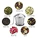 Tea Infuser, 3 Premium Stainless Steel Tea Ball Strainers & Cooking Infuser, 2 Size with Fine Mesh, Drip Trays, Extended Chain Hook to Brew Loose Leaf Tea, Spices & Seasonings