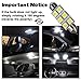 Partsam White Interior LED Light Package Kit Replacement Bulbs with Pry Bar Tool Compatible with Dodge Ram 1500 2500 3500 2009-2015 (7 Pieces)