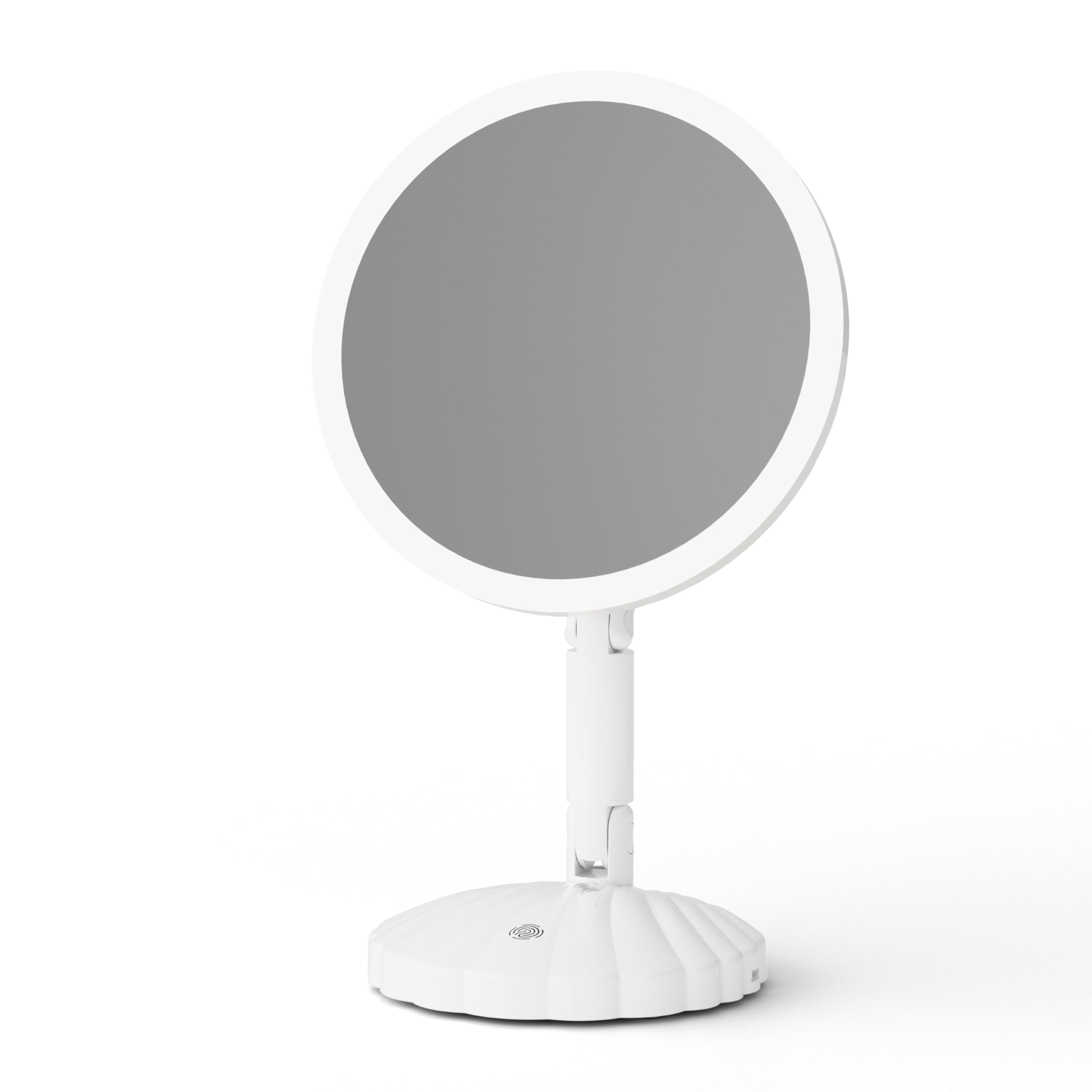Photo 1 of Foldable 15X Magnifying Mirror with Lights,Portable Vanity Mirror,3 Colors Light Modes, Desk or Travel Use,Stepless Adjustable Lighted Makeup Mirror