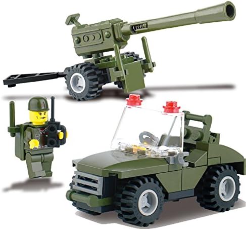 Children's Cannon Building Blocks Particle Bricks Bulding Blocks Assembly Instructions Included(93pcs)