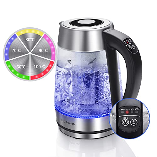 Aigostar Electric Kettle, Tea Kettle with Temperature Control and Tea
