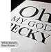 Confetti Fox Funny Bathroom Quotes and Sayings Decor Wall Art - Set of 4 White Pearl 5x7 Prints Unframed - Rap Song Lyrics Themed Decoration Signs