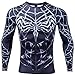 Spider Compression Shirt 3D Print T-Shirt Men Gym Tight Tops Black