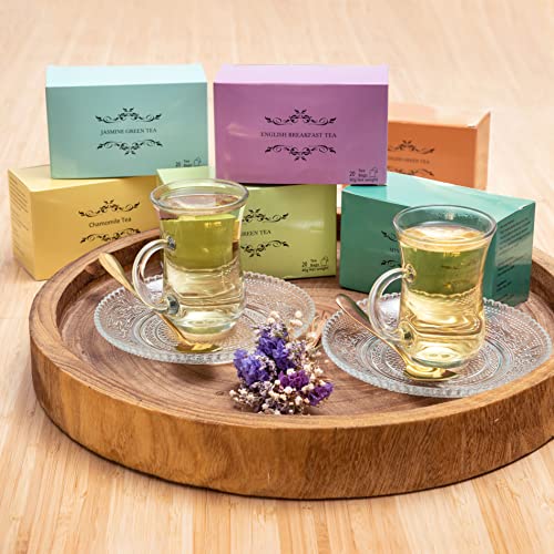 Top 8 Favorites Loose Leaf Tea Sampler, Assorted Variety Tea Box Set