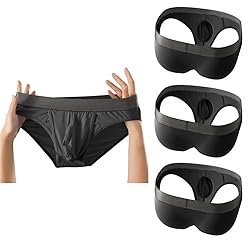 Cerahome Men's Boxers Briefs Fly Pouch Front Open