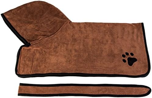 dog bathrobe large