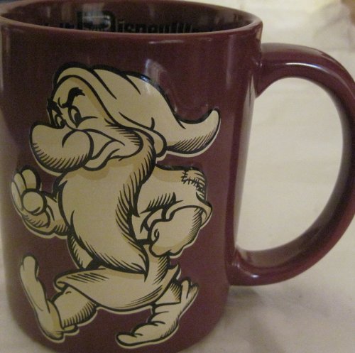 Disney Grumpy Brown & Ivory Raised Mug I'm Not Grumpy I'm Just Surrounded By People Who Are Happy