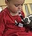 Babygoal White Black Pacifier Clips, 3 Pack Pacifier Holder Clips for Boys and Girls Fits for Most Pacifier Styles & Baby Toys and Baby Gift MP01