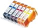 6 Pack Compatible CLI-226 2 Cyan, 2 Magenta, 2 Yellow for use with PIXMA iP4820, PIXMA iP4920, PIXMA iX6520, PIXMA MG5120, PIXMA MG5220, PIXMA MG5320, PIXMA MG6120, PIXMA MG6220, PIXMA MG8120, PIXMA