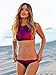 Vintagerose Push Up Swimsuit Tie Dye Swimwear Pin Up Padded Bikini Sets, Red, Small