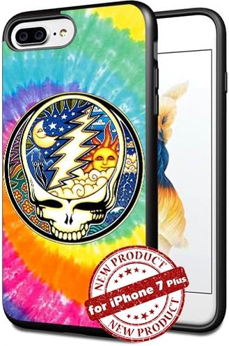 Grateful Dead Logo Tie Die Dye Apple iPhone 7+ 7 Plus 5.5 Inch Case Picture Art Design Cover Slim Rubber Case