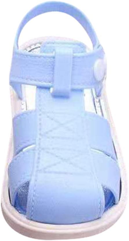 Voberry Baby Boys Summer Sandals Closed-Toe Infant Girls Leather Rubber Sole Non-Slip First Walker Flat Shoes