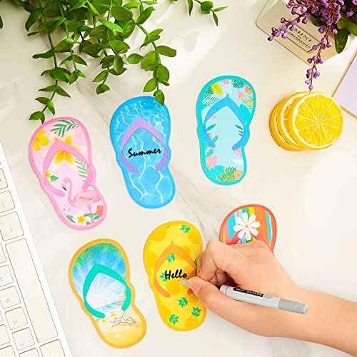 Flip Flop Sticky Notes Luau Party Favors Hawaiian Fun Note Pads Summer