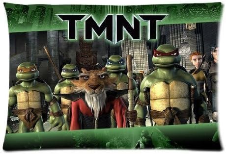 Oakleig Cool TMNT Teenage Mutant Ninja Turtles 16 by 24 Inch Zippered Cotton And Polyester Rectangle Pillowcases Protector Case