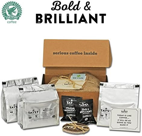Tayst Coffee Pods, Bold & Brilliant Dark Roast, K Cups Compatible with Keurig Coffee Maker, Sustainable Single Serve, Pack of 30