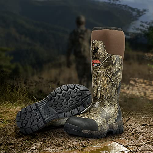 8 Fans Hunting Boots for Women,100 Waterproof Insulated 17''Rubber