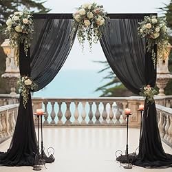 PARTISKY Wedding Arch Draping Fabric,1 Panel 18FT