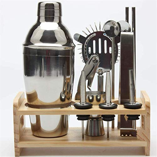 Cocktail-Shaker, Edelstahl, 12 Stück, für Anfänger oder Profi-Barkeeper, Bar-Set – Bild 6