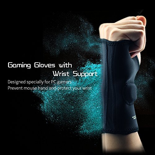 excovip EXCO Wrist Support Gaming Gloves Breathable Neoprene Thumb Loop