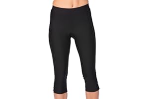Terry Womens Cycling Capris, Spinnaker Padded Bike Capris for Women, Tri Bike Indoor Gym Training Athletic Workout Knicker